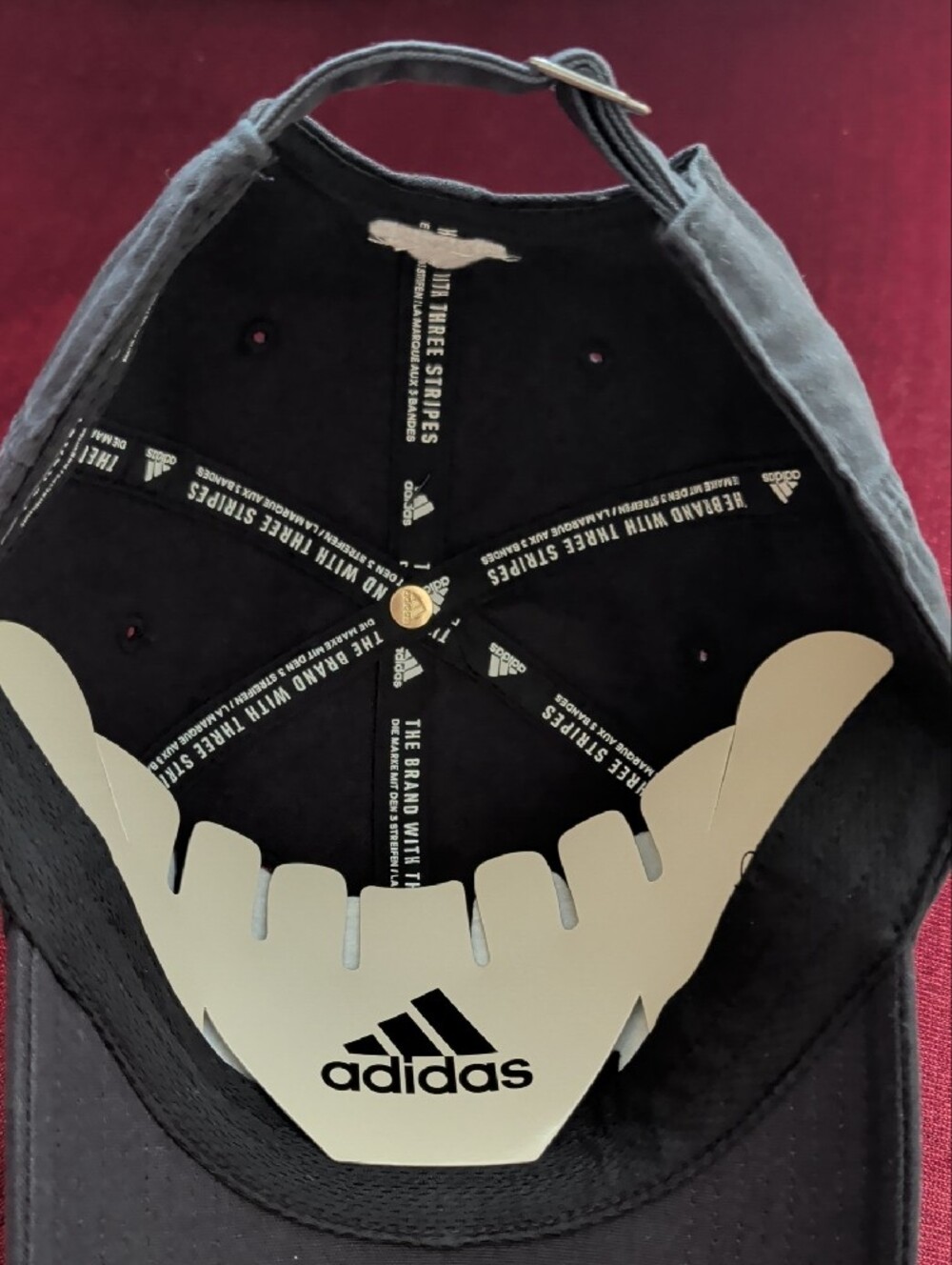 🔥Adidas Black Logo Adjustable Baseball Cap - Picture 5 of 6